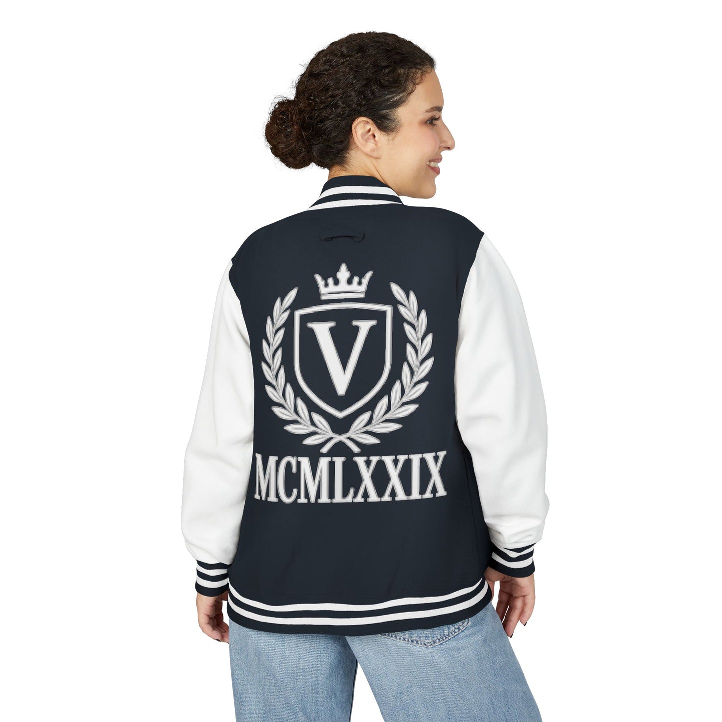 Unisex Heavyweight Letterman Jacket, Vintage Inspired Jacket, Personalized Varsity Jacket, Sports Team Gift, Cozy Letterman Style