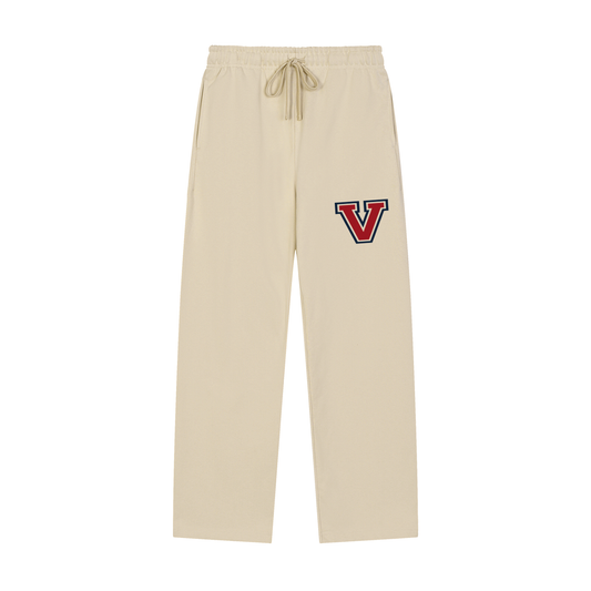 Cream Veni Vidi Vici Varsity Sweatpants