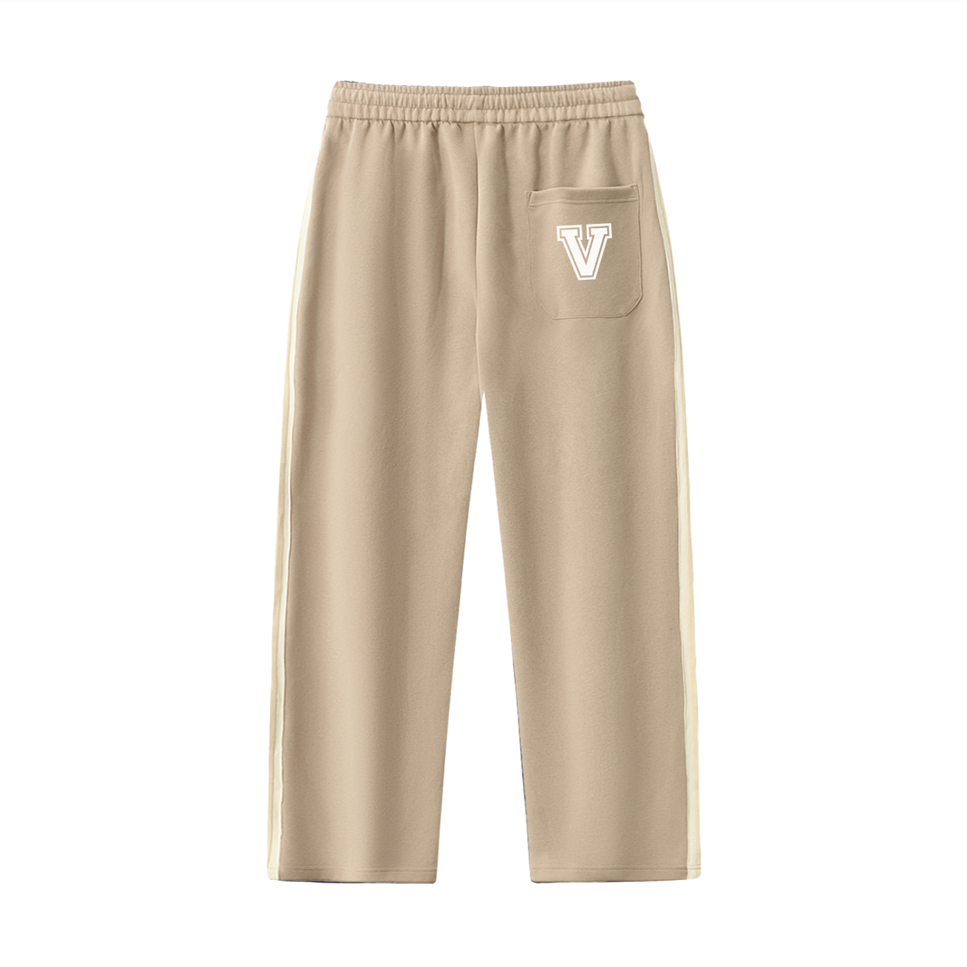 Veni Vidi Vici Varsity Stripe Straight-Leg Pants