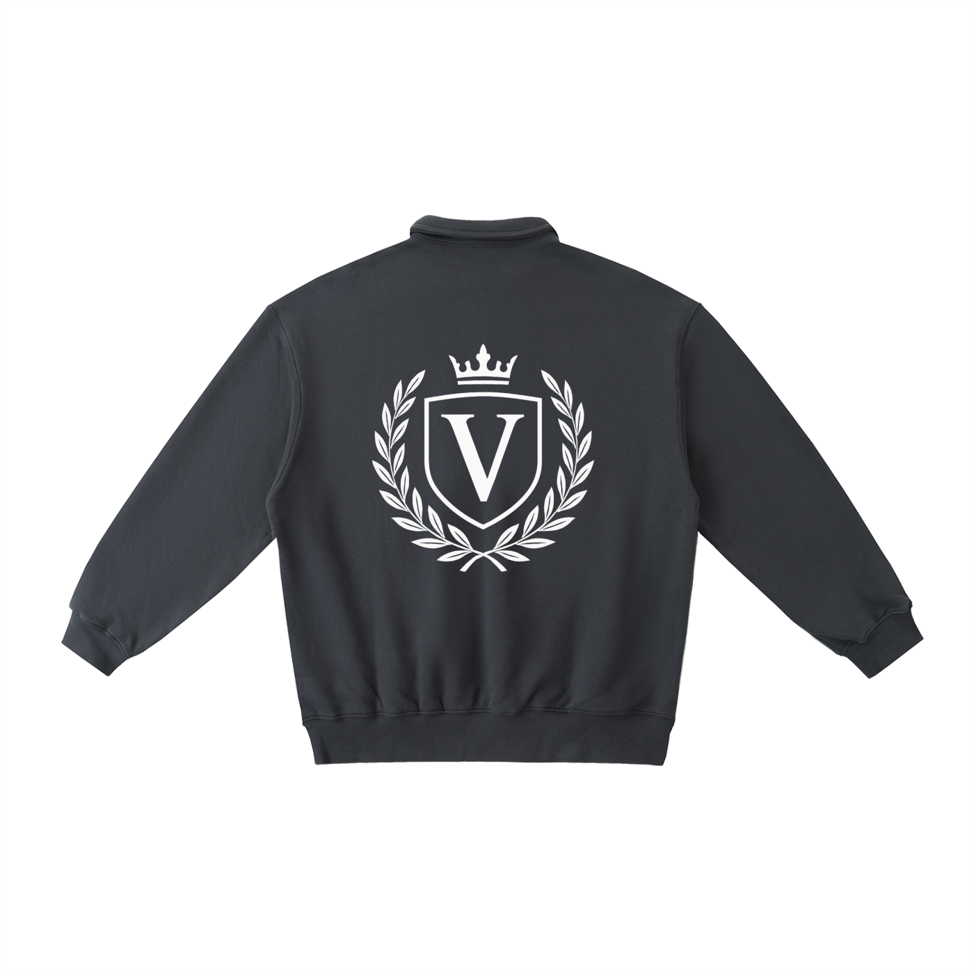 Veni Vidi Vici Heavyweight Polo-Collar Sweatshirt