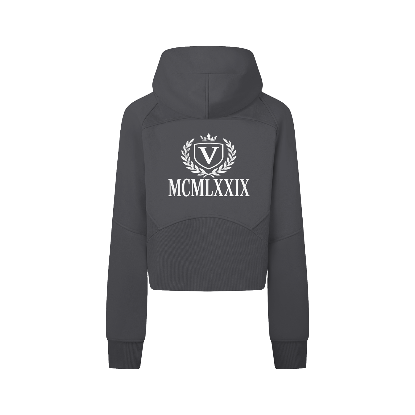 Veni Vidi Vici Women's Cropped Zip-Through Hoodie