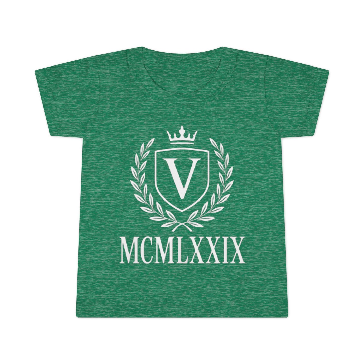 Classic Toddler T-Shirt with Vintage Crest Design, Baby Shower Gift, Kids Clothing, Birthday Outfit, Newborn Apparel, Kids Fashion