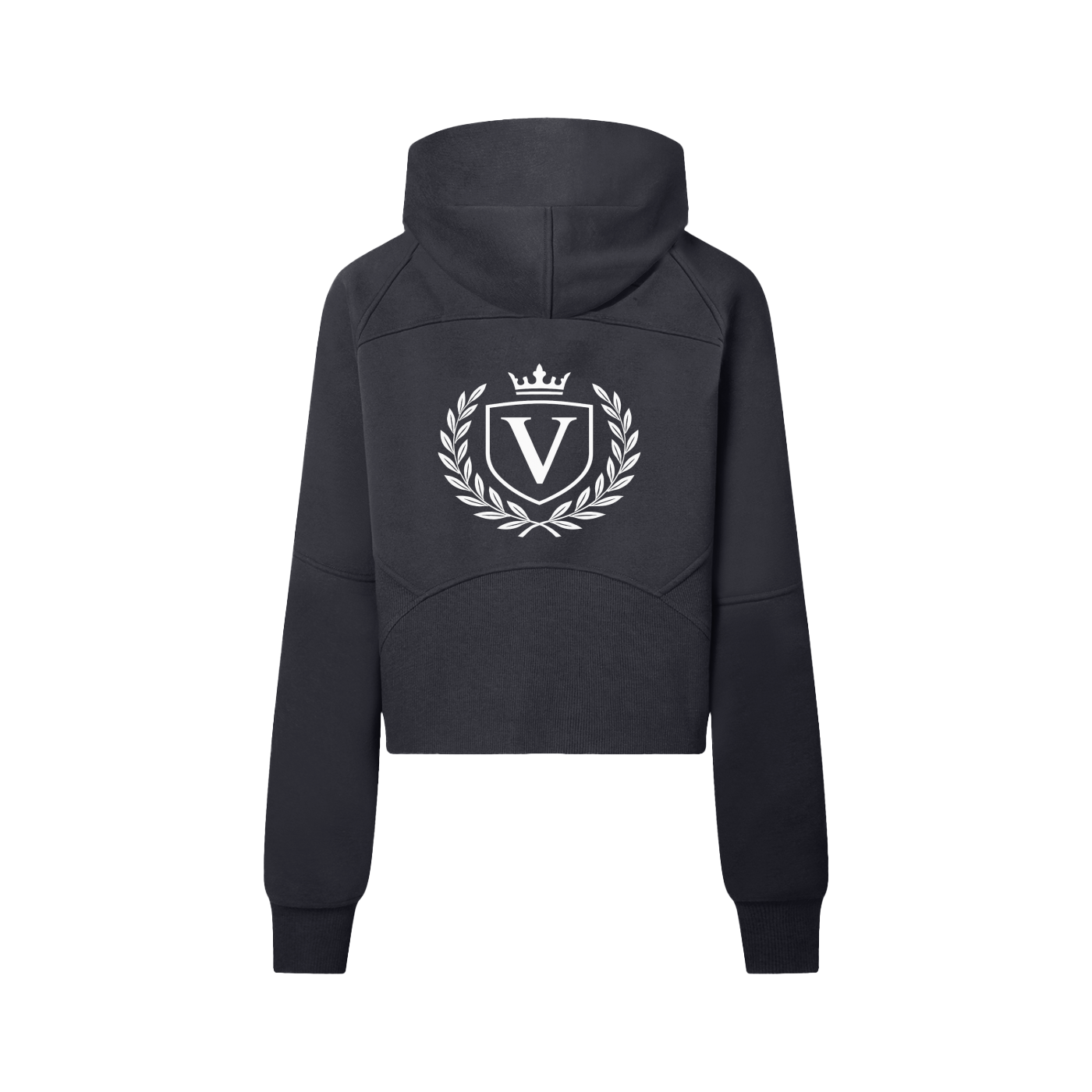 Veni Vidi Vici Cropped Half-Zip Hoodie