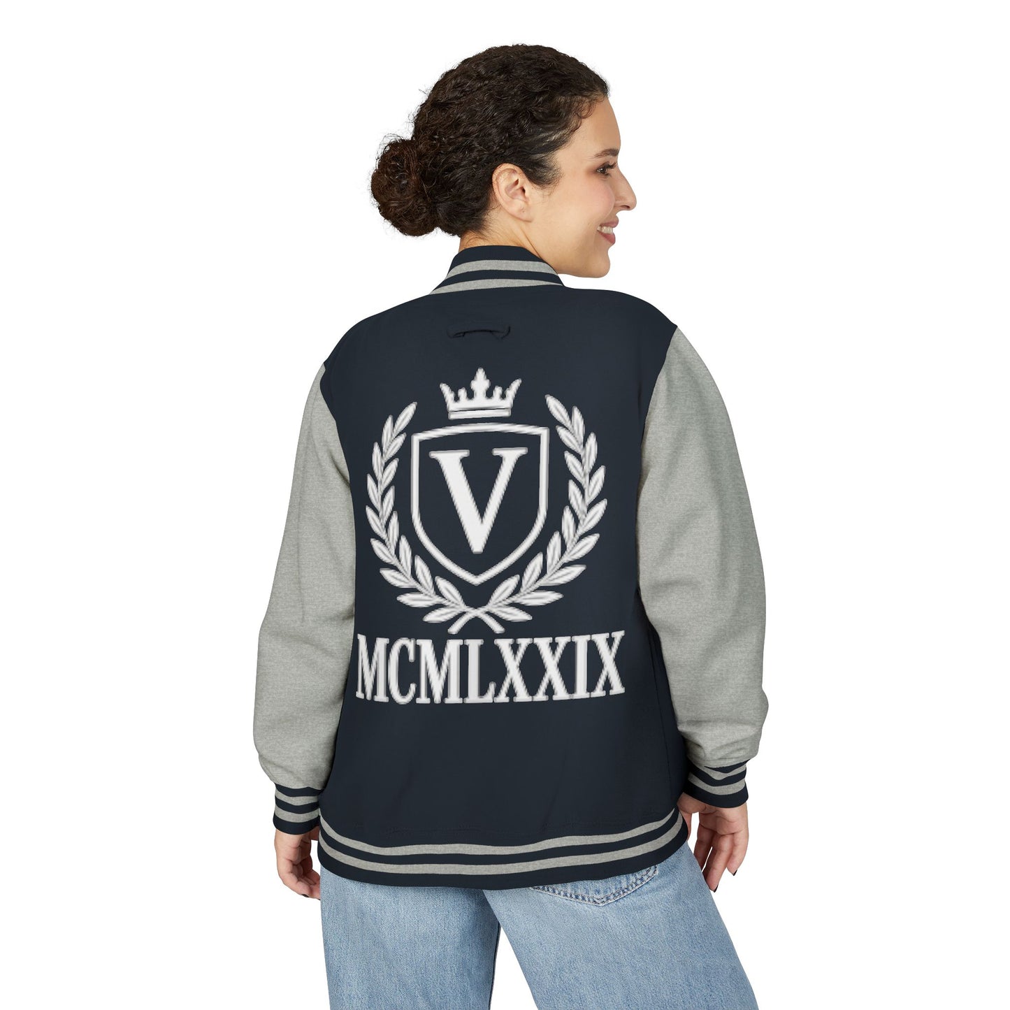 Unisex Heavyweight Letterman Jacket, Vintage Inspired Jacket, Personalized Varsity Jacket, Sports Team Gift, Cozy Letterman Style
