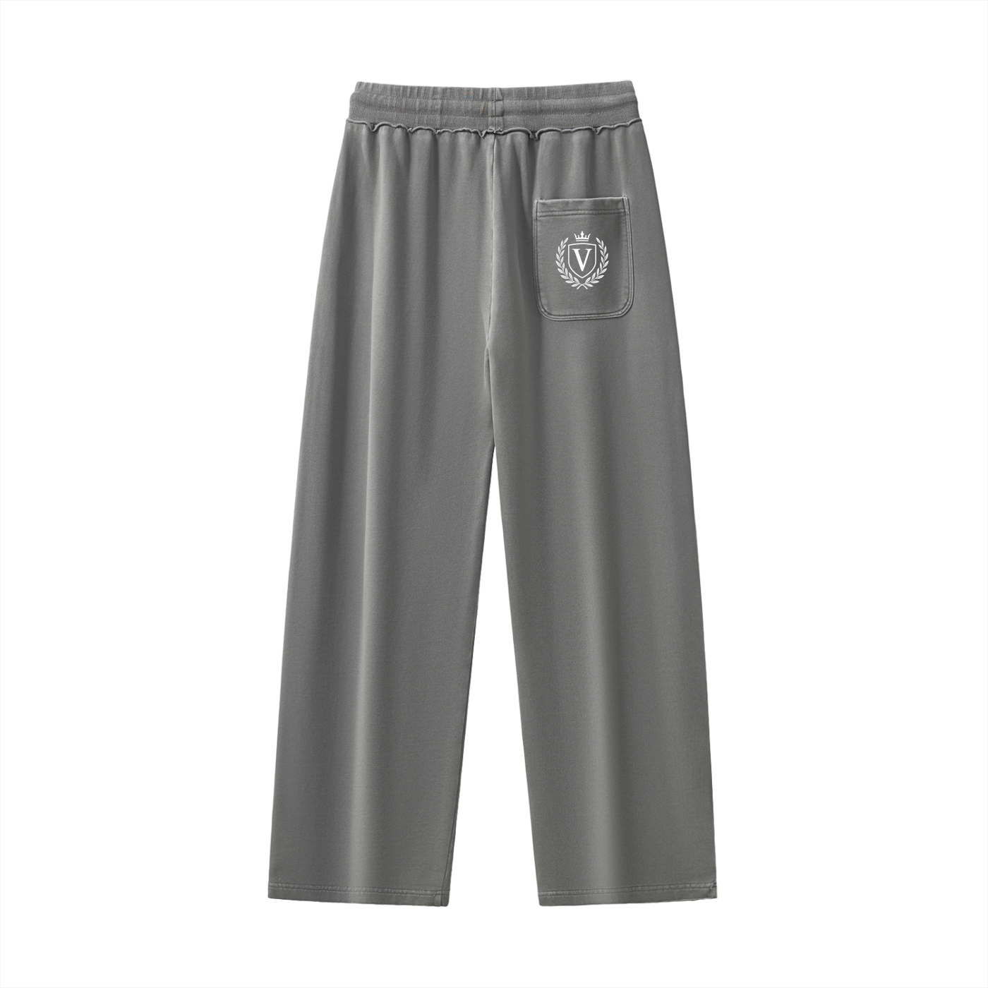 Veni vidi Vici Raw-Seam Enzyme Washed Sweatpants