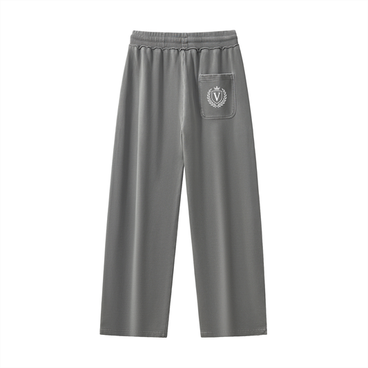 Veni vidi Vici Raw-Seam Enzyme Washed Sweatpants