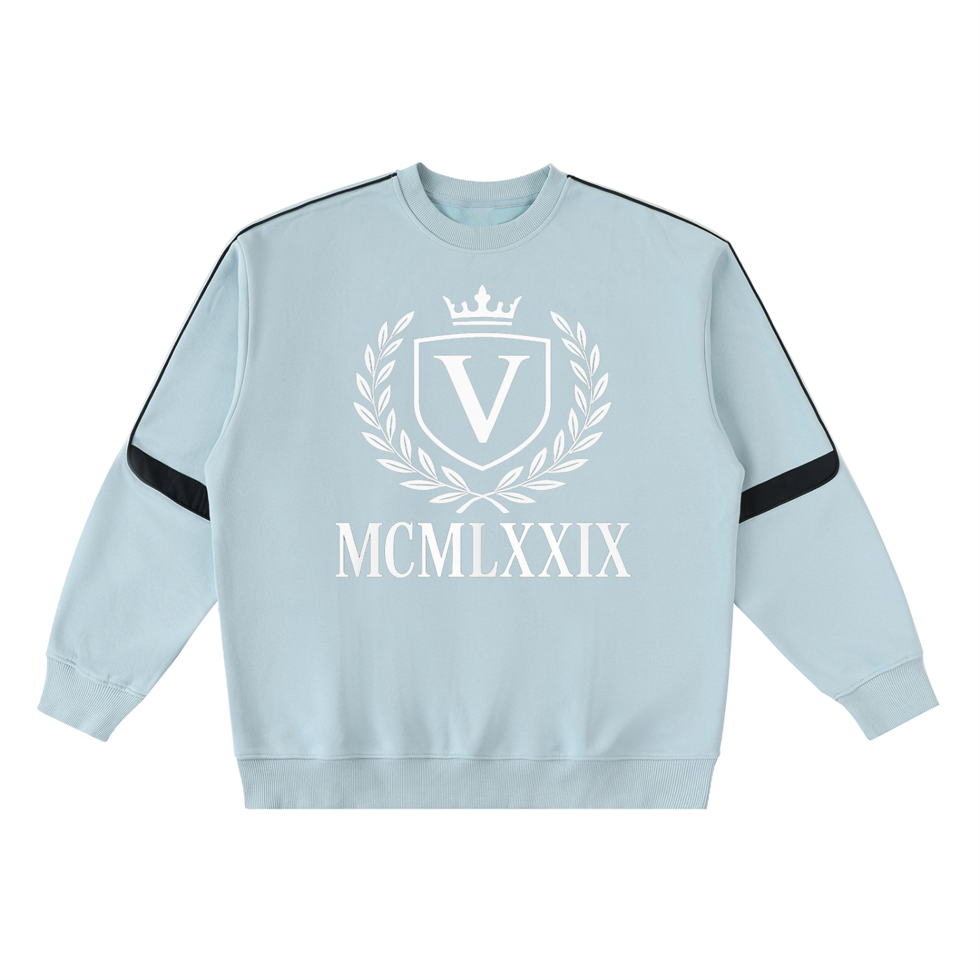Veni Vidi Vici Oversized Crewneck Taped Sweatshirt