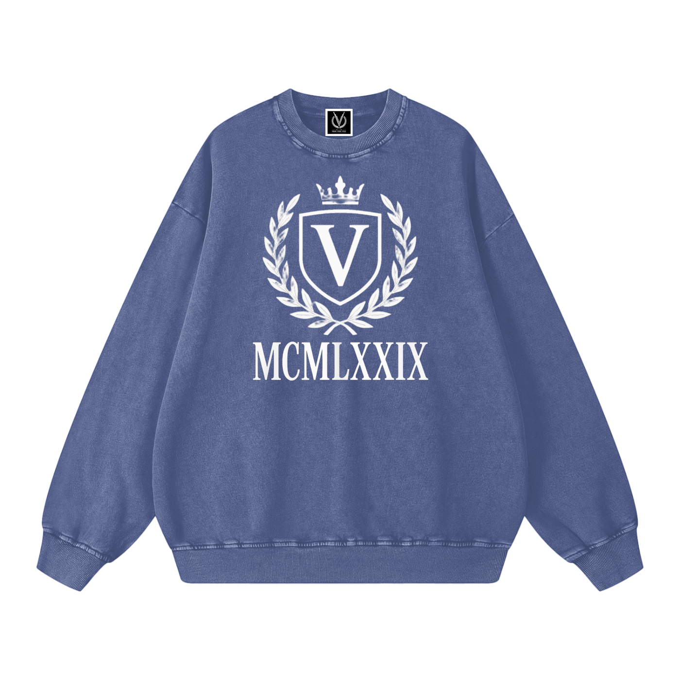 Veni vedi vici Snow Washed Oversized Sweatshirt