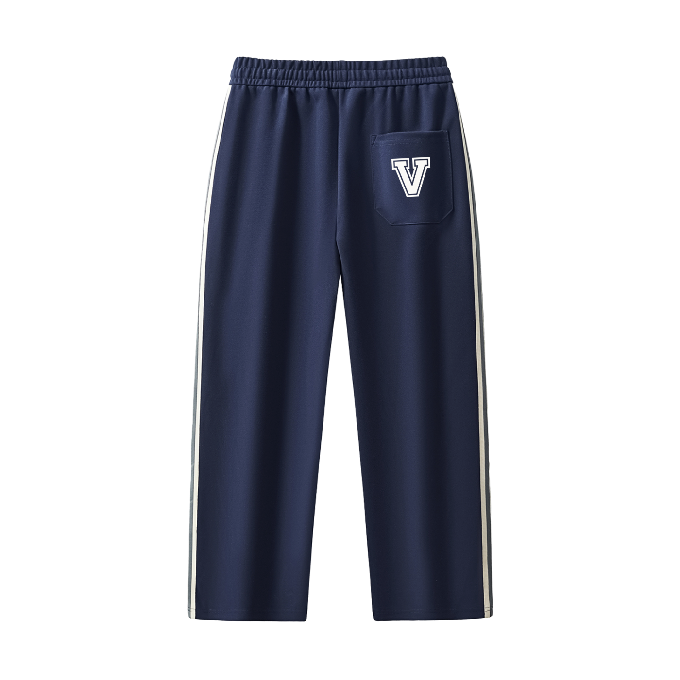 Veni Vidi Vici Varsity Stripe Straight-Leg Pants