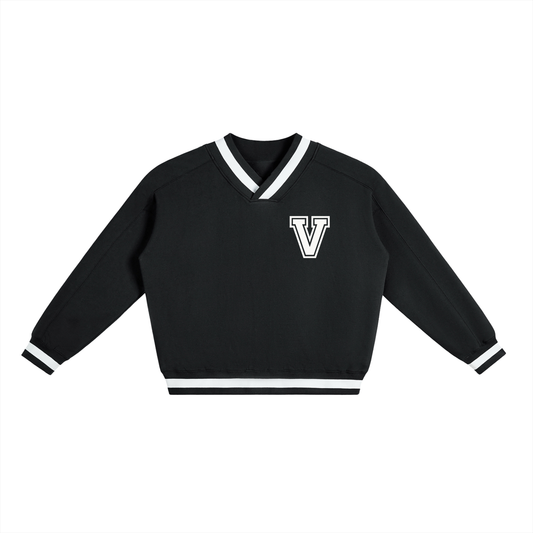 Veni Vidi Vici Black Varsity Sweatshirt