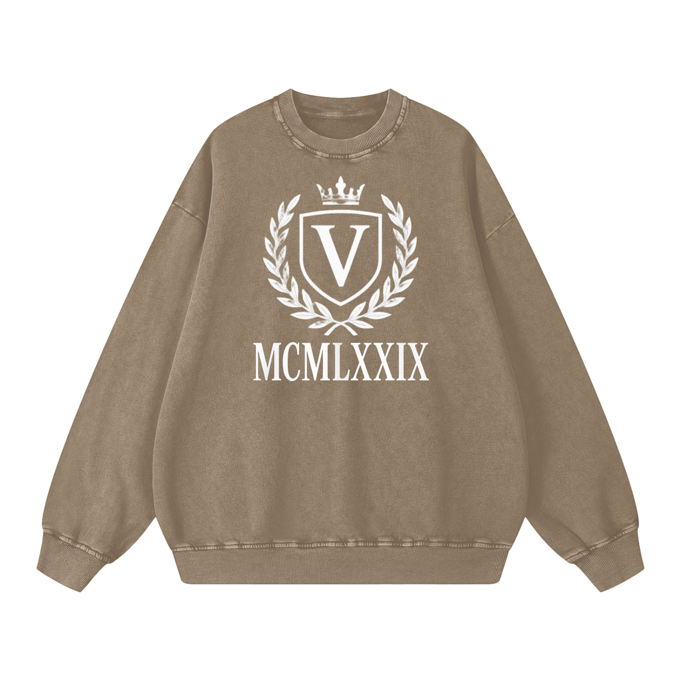 Veni vedi vici Snow Washed Oversized Sweatshirt