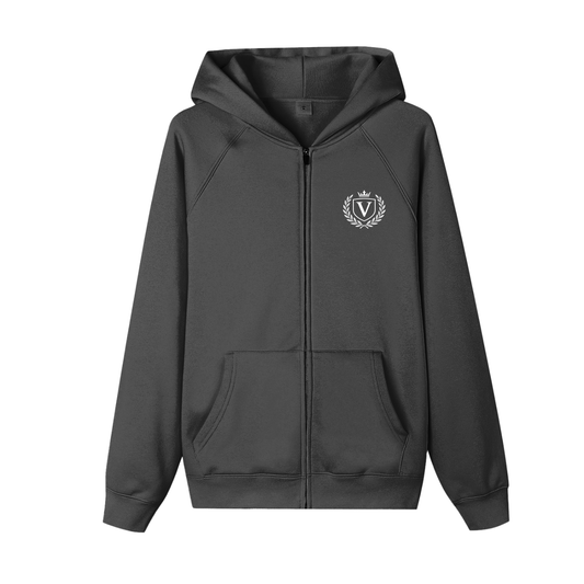 Veni Vidi Vici Zip-up Fleece Hoodie