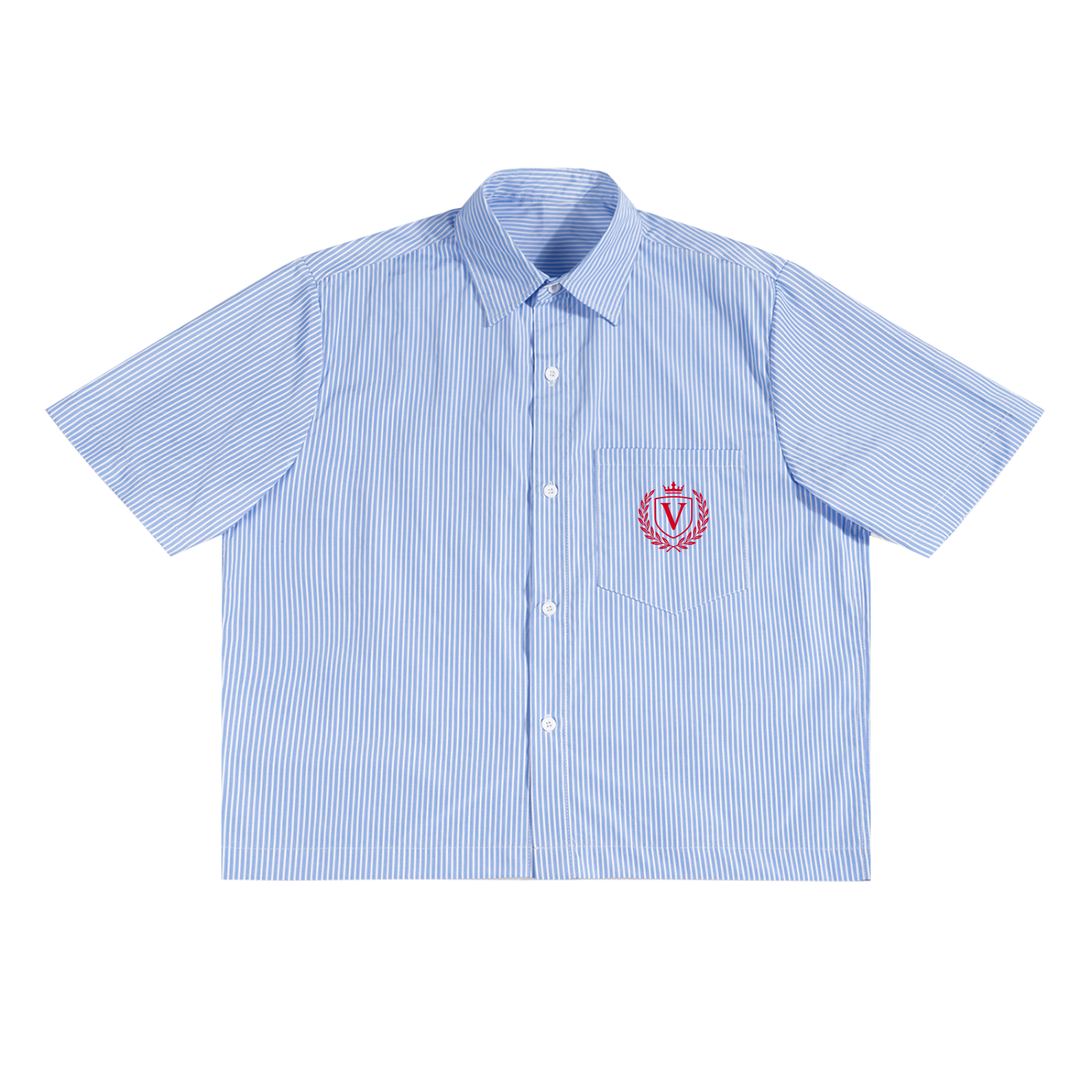Veni Vidi Vici Stripe Boxy Shirt